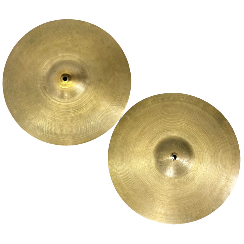 Used Vintage Zildjian A Hi Hat Cymbals 13" - Good - Drum Center Of Portsmouth
