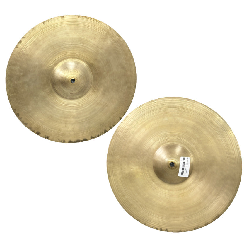 Used Vintage Zildjian A Hi Hat Cymbals 13" - Good - Drum Center Of Portsmouth