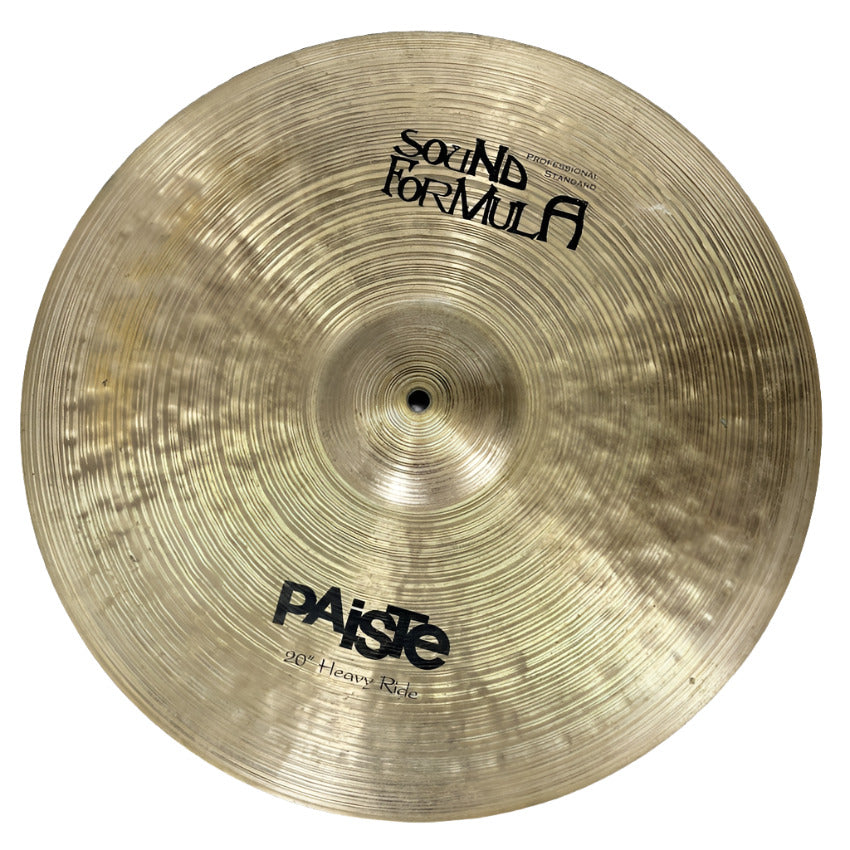 Used Paiste Sound Formula Heavy Ride Cymbal 20" - Good - Drum Center Of Portsmouth