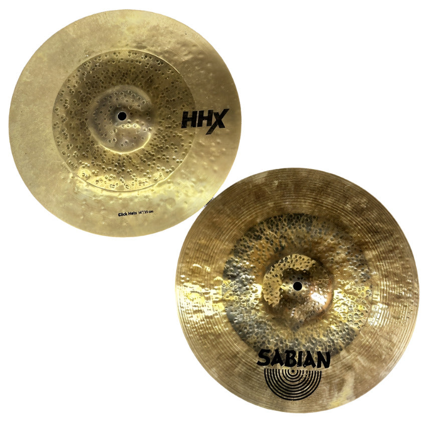 Used Sabian HHX Click Hats 14" - Good - Drum Center Of Portsmouth
