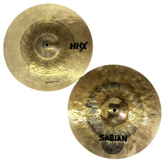 Used Sabian HHX Click Hats 14" - Good - Drum Center Of Portsmouth