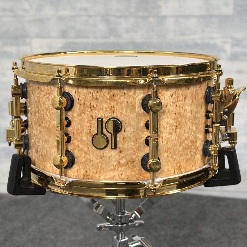 Used Sonor SQ2 Heavy Maple Snare Drum 13x7 Scandi Birch w/ Gold Hw - Very Good - Drum Center Of Portsmouth