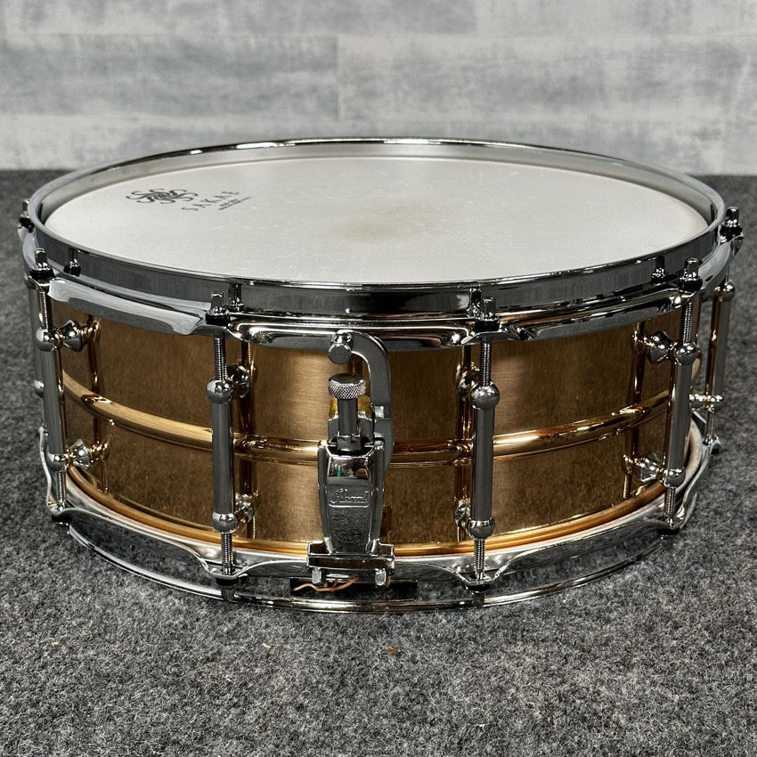 Used Pearl Sensitone Bronze Snare Drum 14x5.5 w/Tube Lugs - Very Good - Drum Center Of Portsmouth