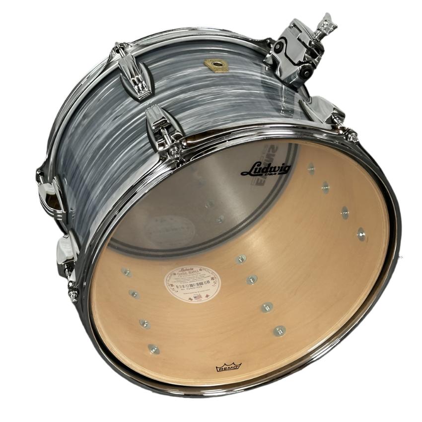 Used Ludwig Classic Maple Tom 13x9 Vintage Blue Oyster - Good - Drum Center Of Portsmouth