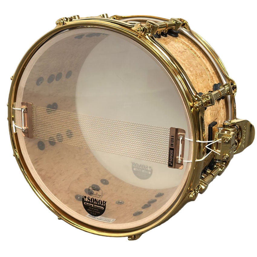 Used Sonor SQ2 Heavy Maple Snare Drum 13x7 Scandi Birch w/ Gold Hw - Very Good - Drum Center Of Portsmouth