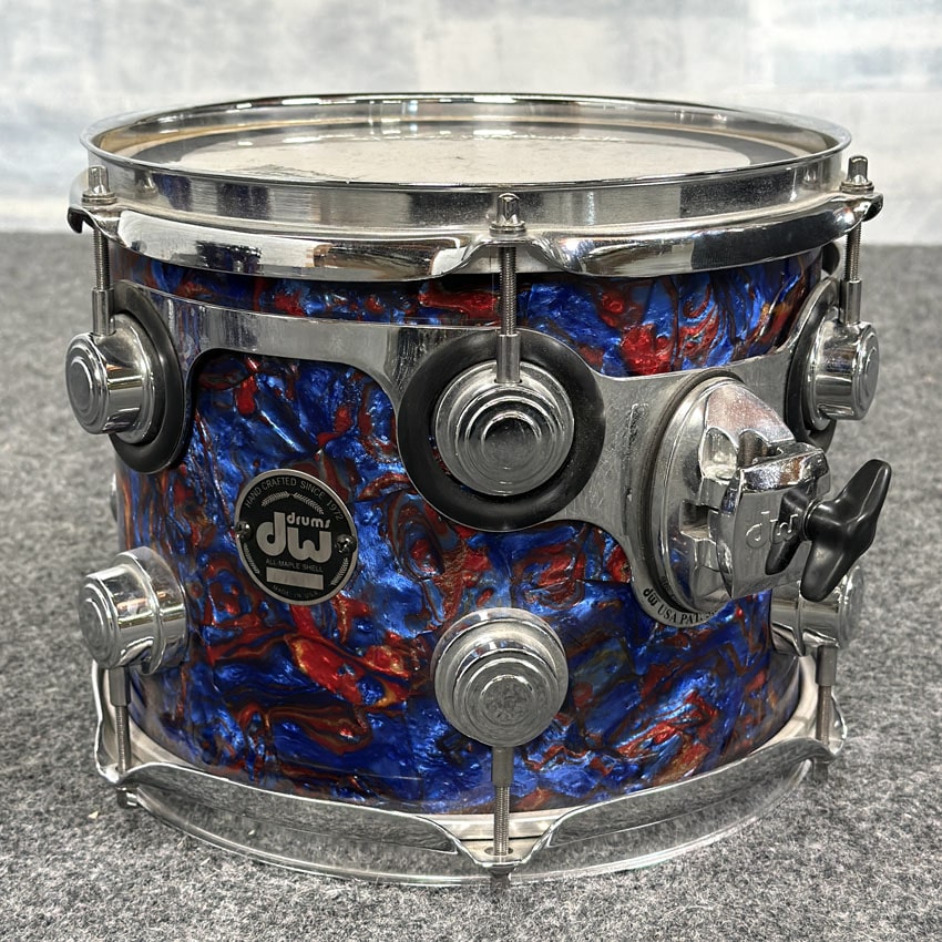 Used DW 4pc Maple Drum Set Electric Blue - Fair - Drum Center Of Portsmouth