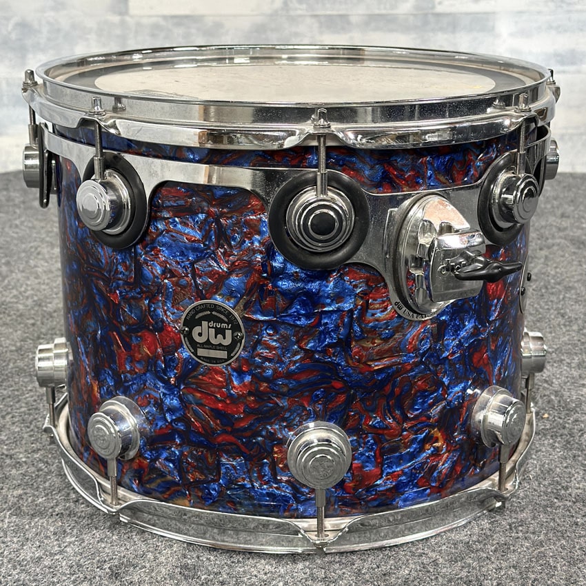 Used DW 4pc Maple Drum Set Electric Blue - Fair - Drum Center Of Portsmouth