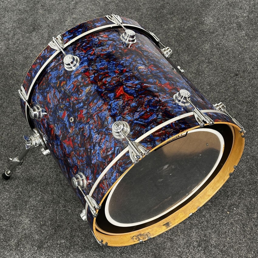 Used DW 4pc Maple Drum Set Electric Blue - Fair - Drum Center Of Portsmouth