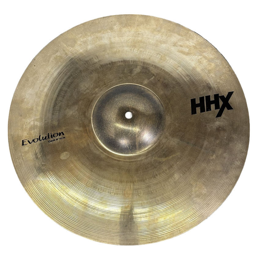 Used Sabian HHX Evolution Crash Cymbal 18" - Good - Drum Center Of Portsmouth