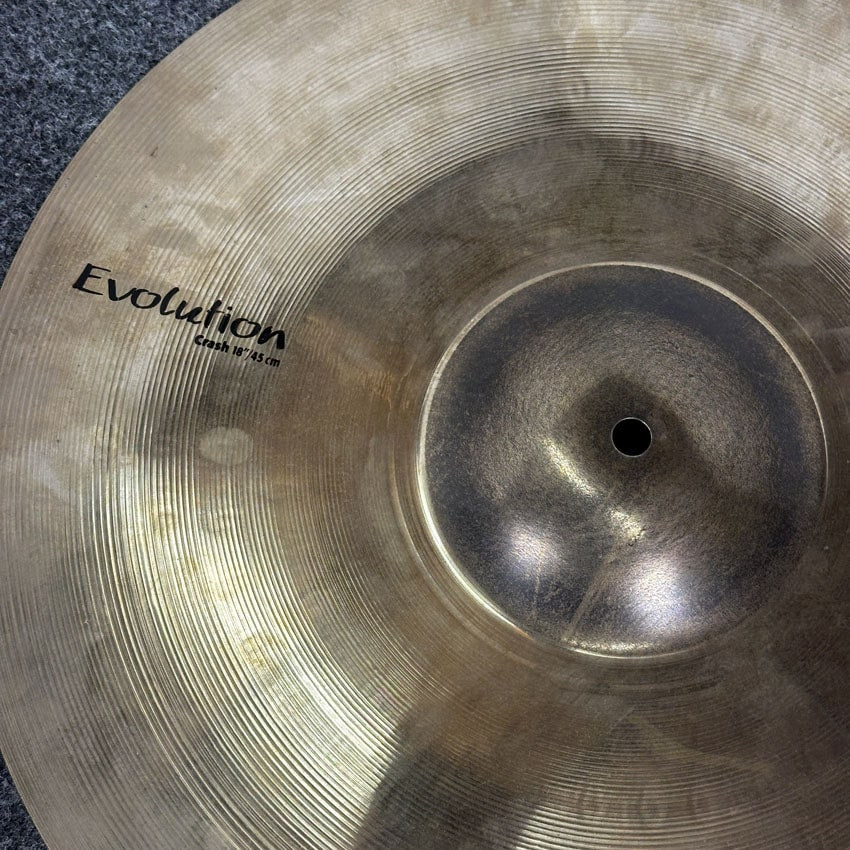 Used Sabian HHX Evolution Crash Cymbal 18" - Good - Drum Center Of Portsmouth