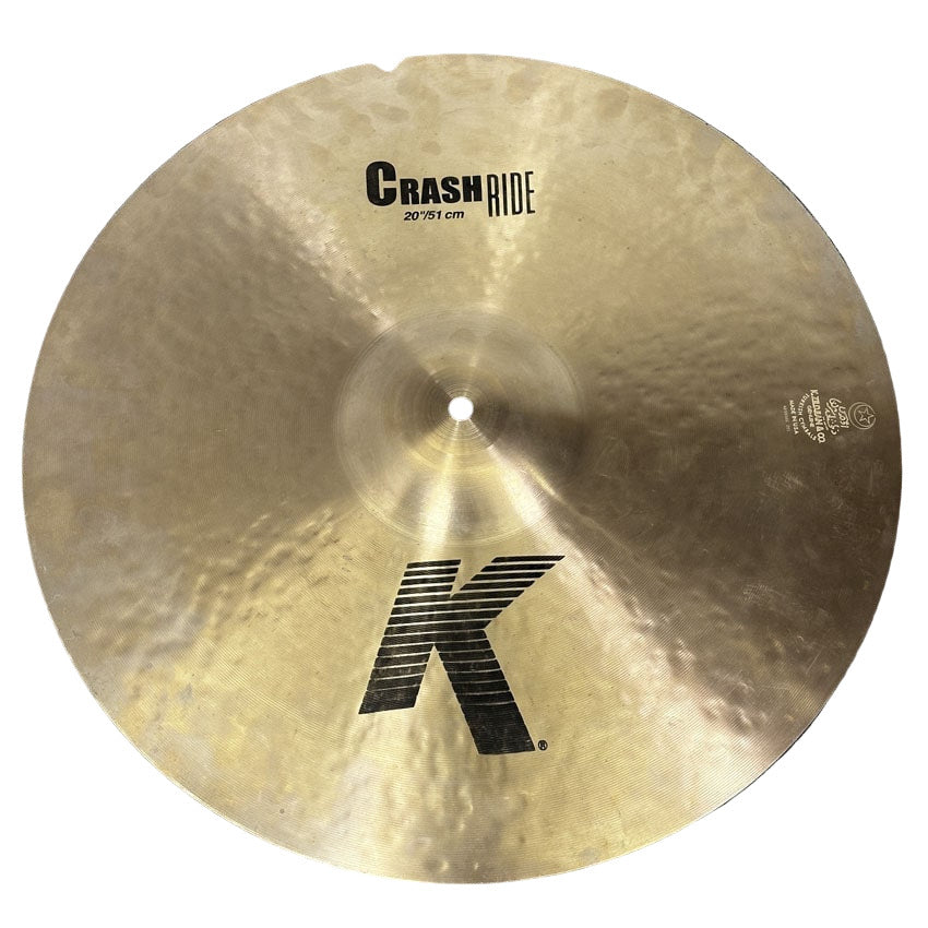 Used Zildjian K Series Crash Ride Cymbal 20" - Good - Drum Center Of Portsmouth