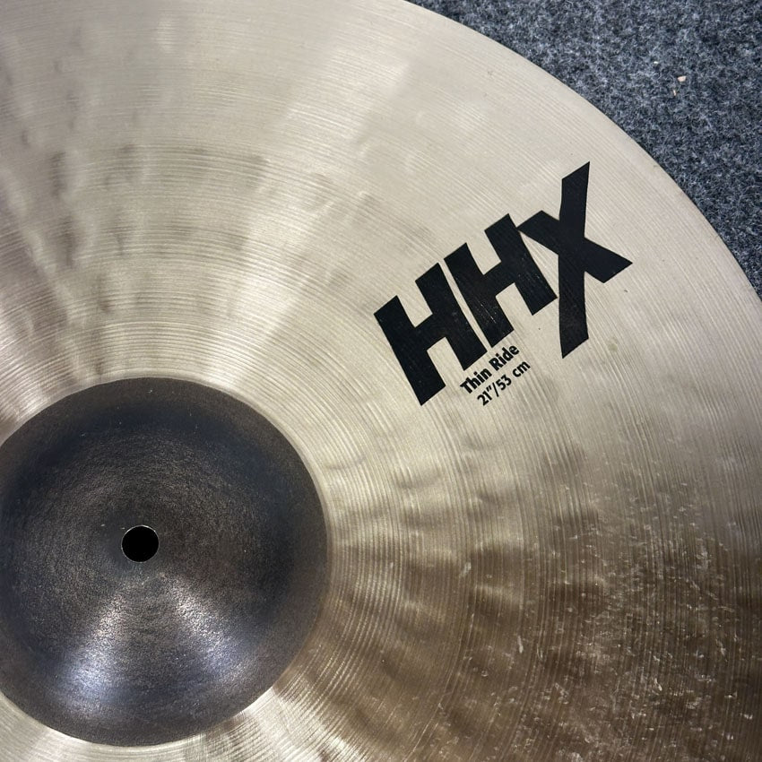 Used Sabian HHX Thin Ride Cymbal 21" - Good - Drum Center Of Portsmouth