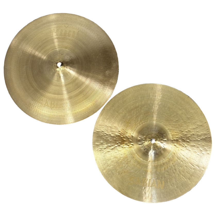 Used Sabian Paragon Hi Hat Cymbals 14" - Very Good - Drum Center Of Portsmouth