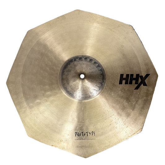 Used Sabian HHX Prototype Rocktagon Crash Cymbal 18" - Very Good - Drum Center Of Portsmouth