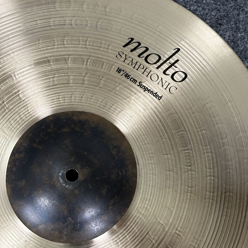 Used Sabian Molto Symphonic Suspended Cymbal 18" - Very Good - Drum Center Of Portsmouth