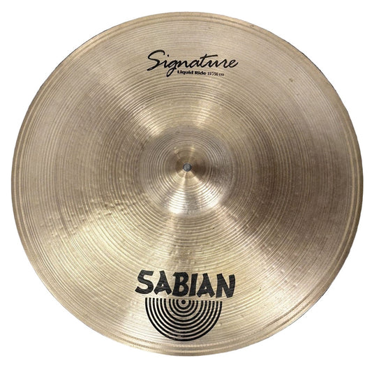 Used Sabian Signature Chester Thompson Liquid Ride Cymbal 22" - Very Good - Drum Center Of Portsmouth