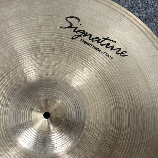 Used Sabian Signature Chester Thompson Liquid Ride Cymbal 22" - Very Good - Drum Center Of Portsmouth