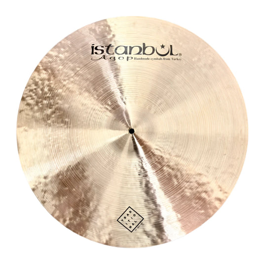 Used Istanbul Agop Traditional Dark Ride Cymbal 24" 2638 grams - Excellent - Drum Center Of Portsmouth