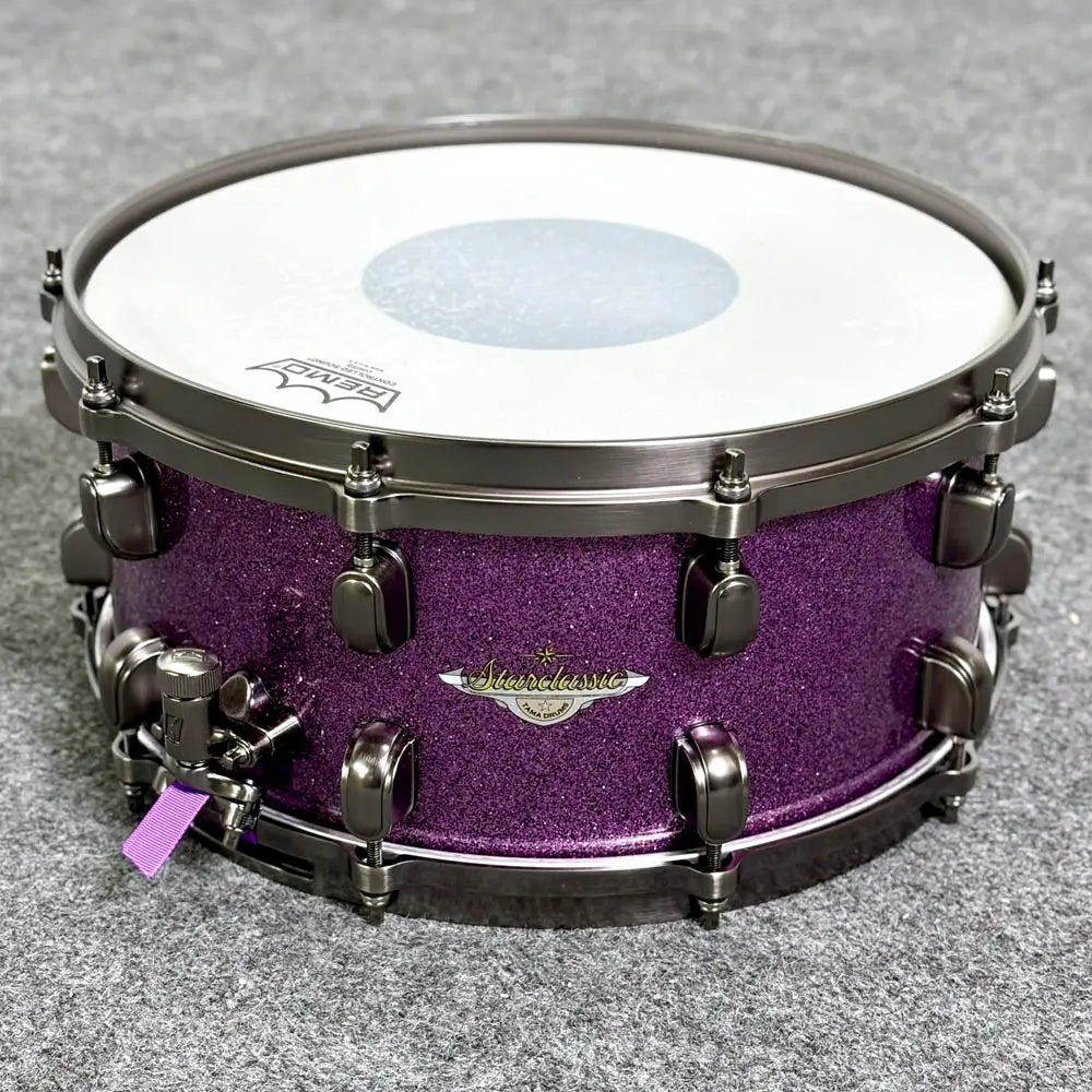 Used Tama Starclassic Bubinga Snare Drum 14x6.5 Deeper Purple - Excellent - Drum Center Of Portsmouth