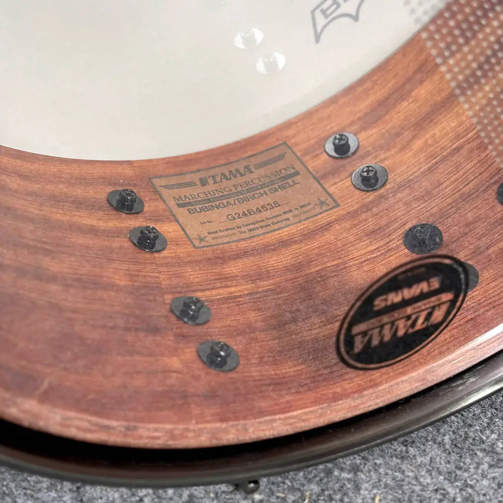 Used Tama Starclassic Bubinga Snare Drum 14x6.5 Deeper Purple - Excellent - Drum Center Of Portsmouth