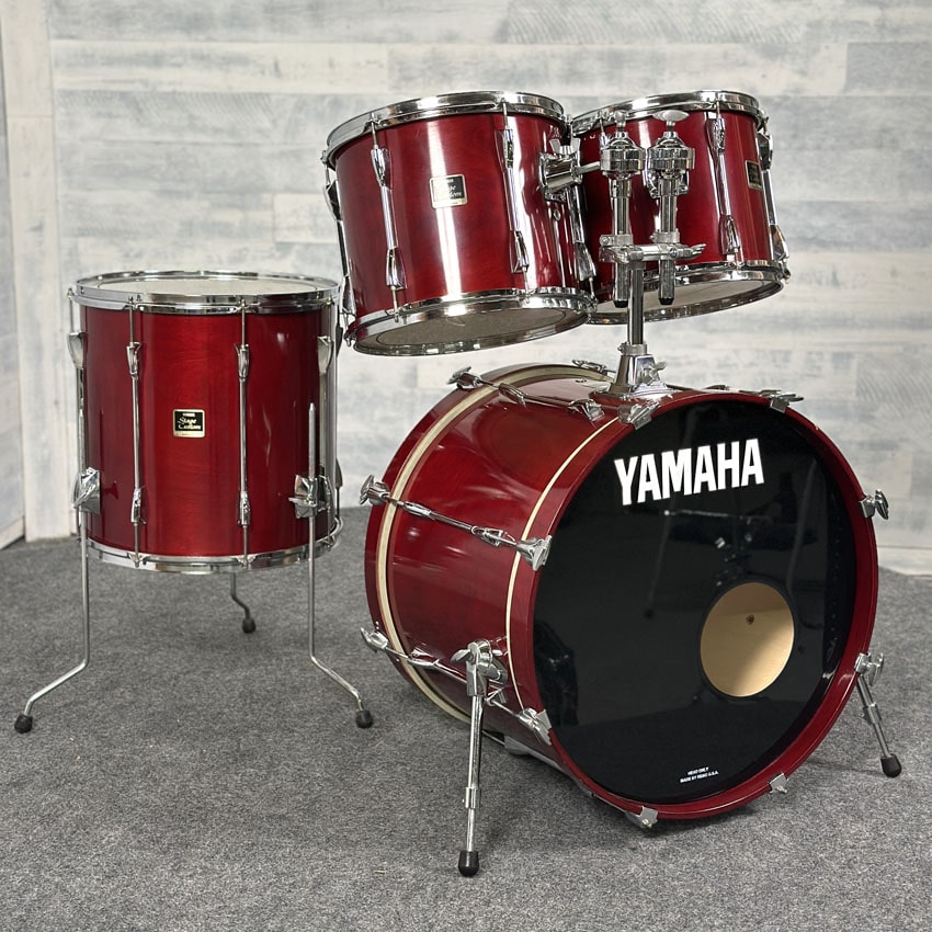 Used Yamaha Vintage Stage Custom Birch 4pc Drum Set - Good - Drum Center Of Portsmouth