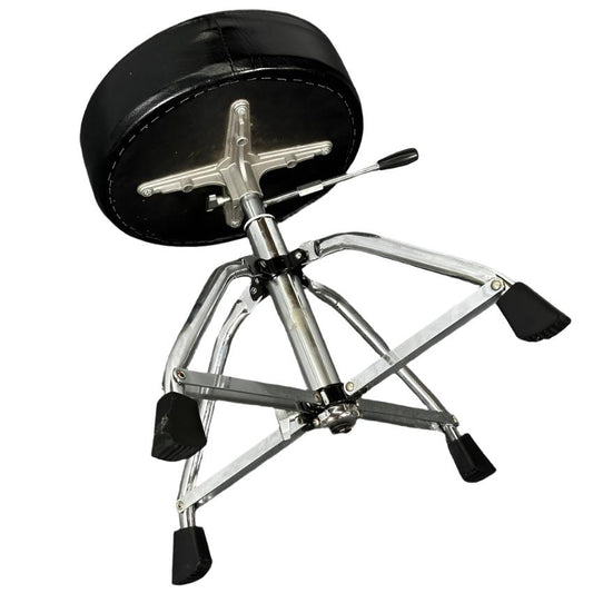 Used Space Percusion Hydraulic 4-leg Drum Throne - Very Good - Drum Center Of Portsmouth