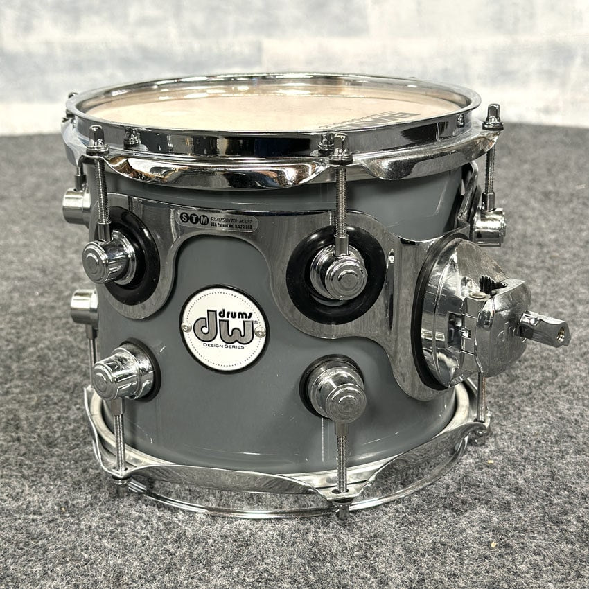 Used DW Design 6pc Drum Set Steel Gray - Good - Drum Center Of Portsmouth