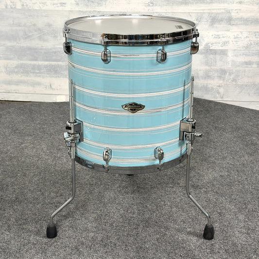 Used Tama Starclassic Walnut Birch 3pc Drum Set Arctic Blue Oyster - Good - Drum Center Of Portsmouth