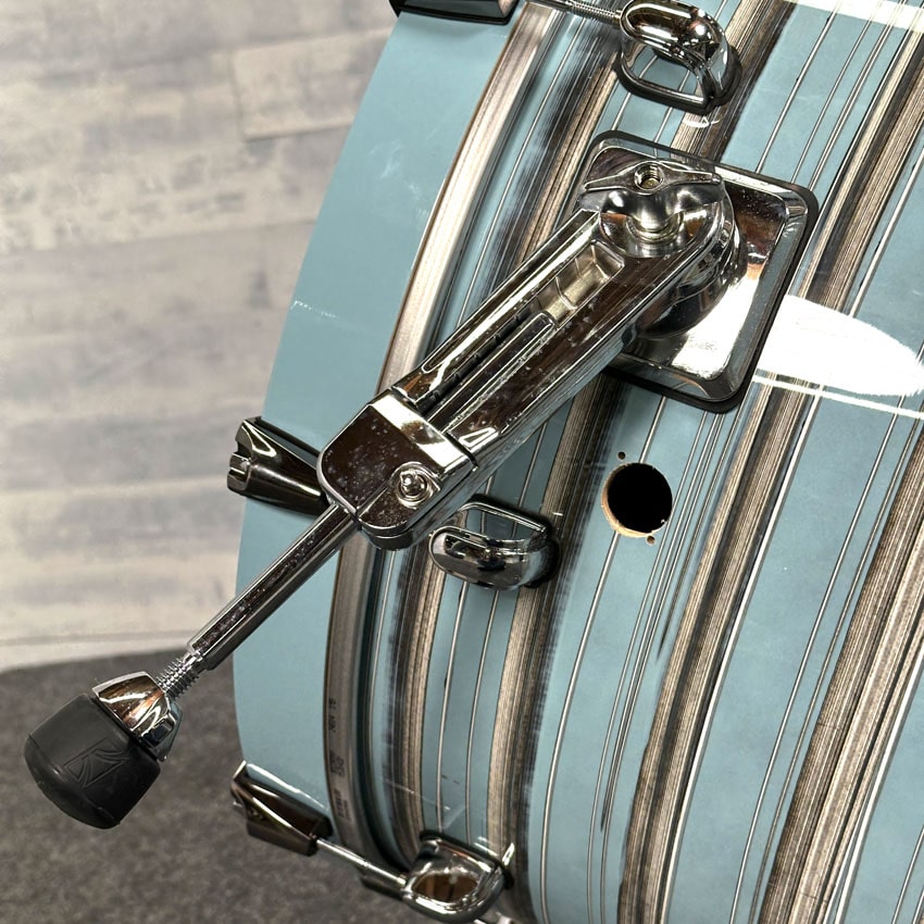 Used Tama Starclassic Walnut Birch 3pc Drum Set Arctic Blue Oyster - Good - Drum Center Of Portsmouth