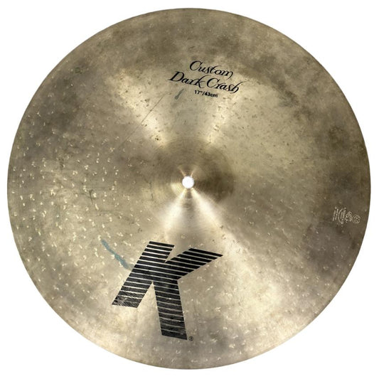 Used Zildjian K Custom Dark Crash Cymbal 17" - Good - Drum Center Of Portsmouth