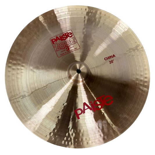 Used Paiste 2002 China Type Cymbal 20" - Very Good - Drum Center Of Portsmouth