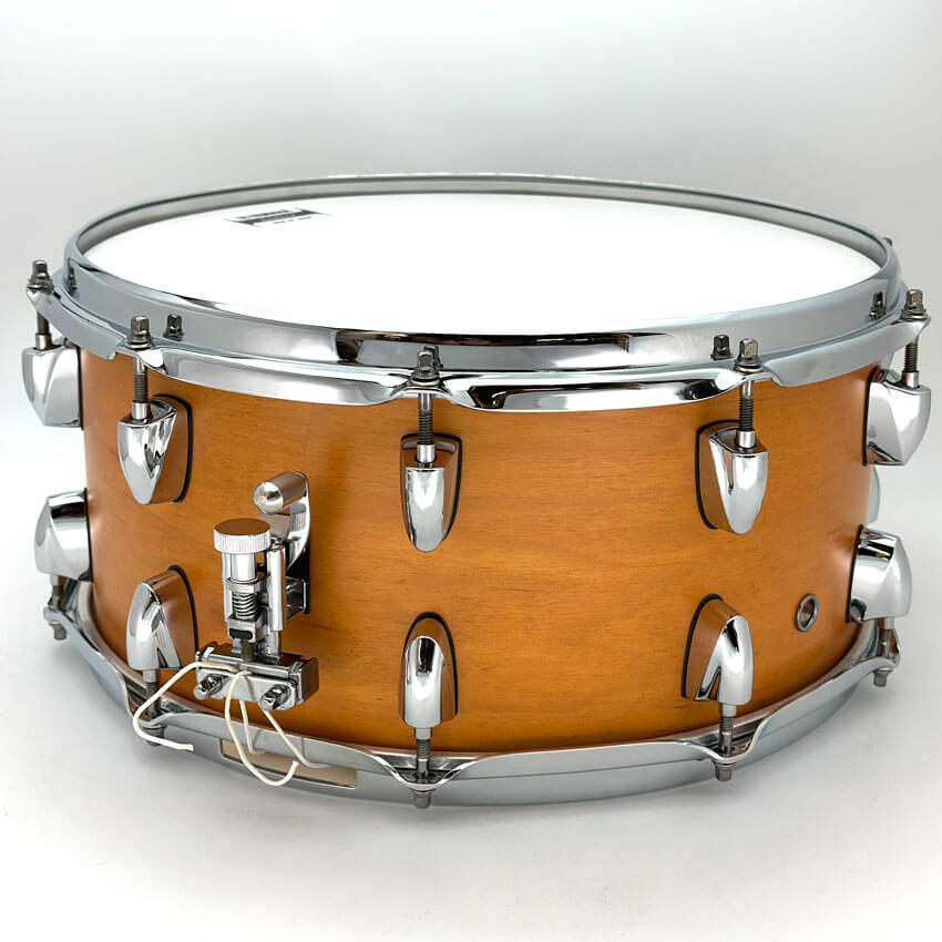 Used Yamaha Tour Custom Maple Snare Drum 14x6.5 Caramel Satin - Very Good - Drum Center Of Portsmouth