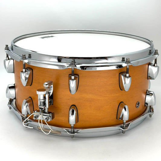 Used Yamaha Tour Custom Maple Snare Drum 14x6.5 Caramel Satin - Very Good - Drum Center Of Portsmouth