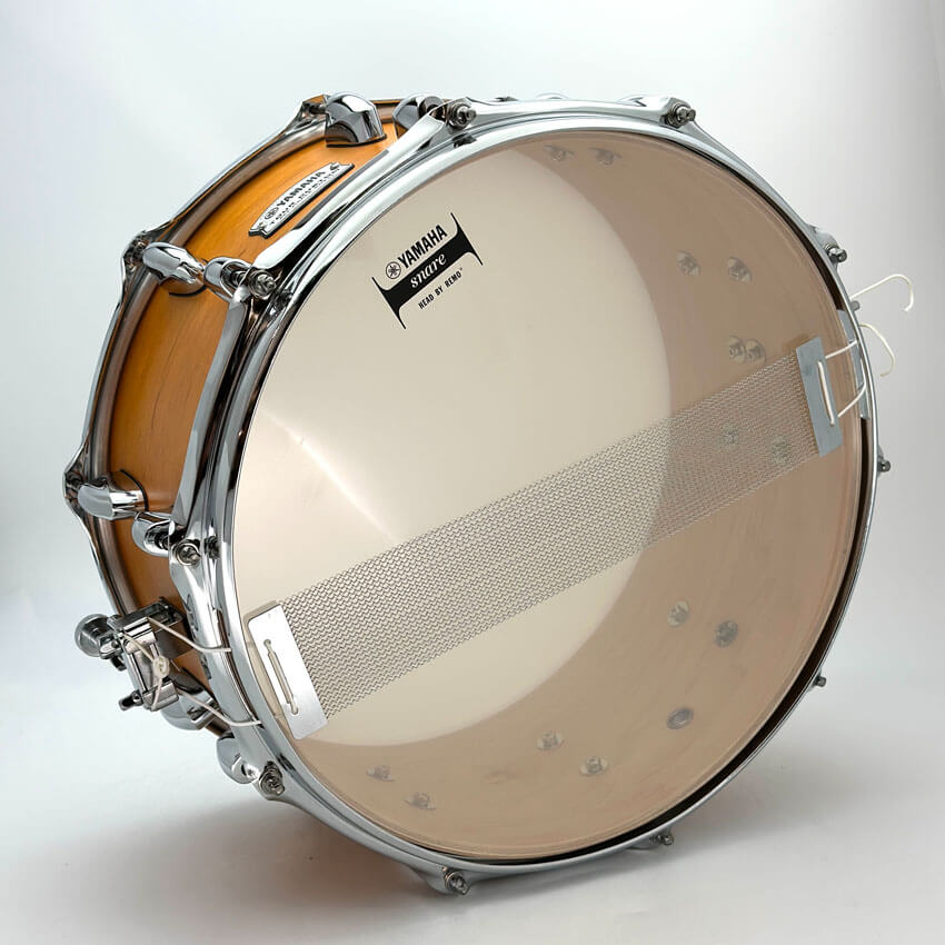 Used Yamaha Tour Custom Maple Snare Drum 14x6.5 Caramel Satin - Very Good - Drum Center Of Portsmouth