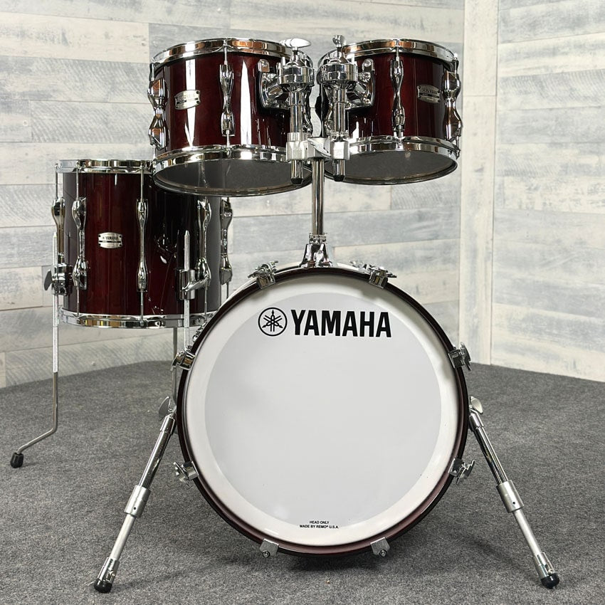 Used Yamaha Recording Custom 4pc Jazz Drum Set Classic Walnut - Very Good - Drum Center Of Portsmouth