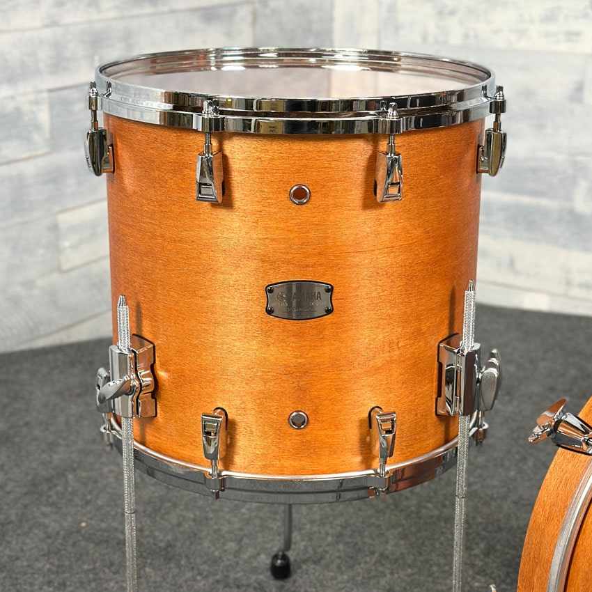 Used Yamaha Absolute Hybrid 3pc Drum Set 20/10/14 Vintage Natural - Very Good - Drum Center Of Portsmouth
