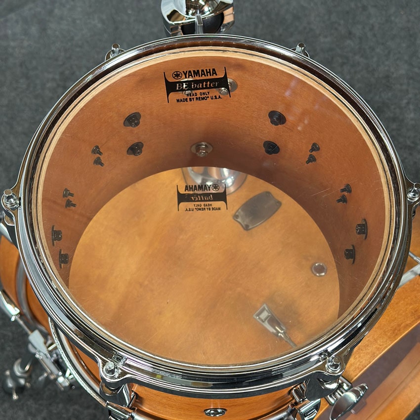 Used Yamaha Absolute Hybrid 3pc Drum Set 20/10/14 Vintage Natural - Very Good - Drum Center Of Portsmouth