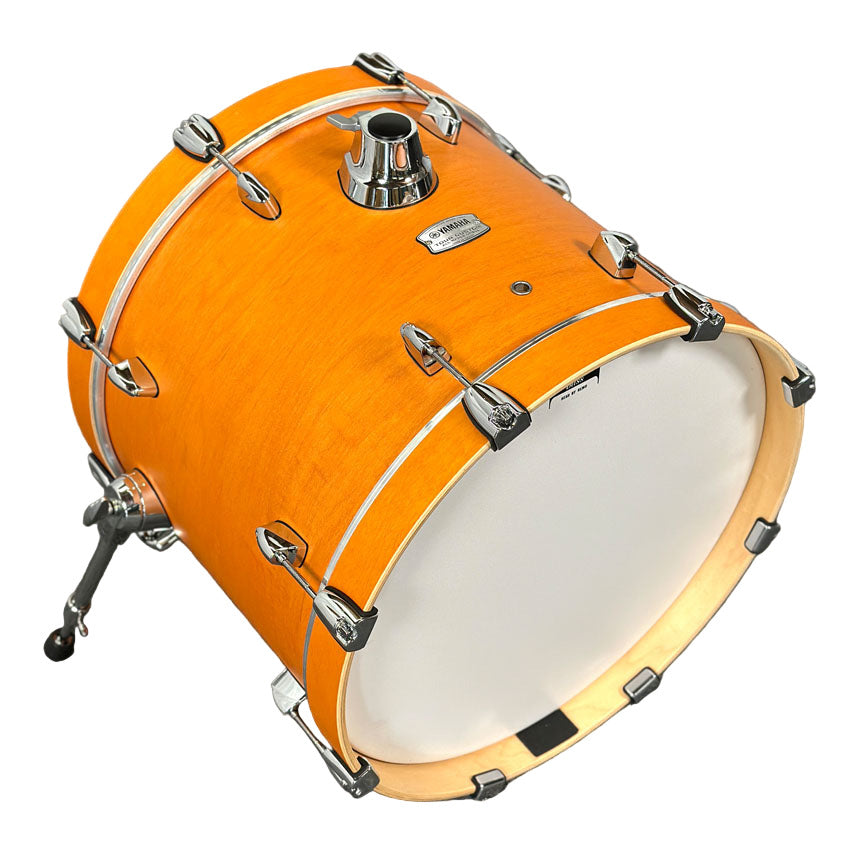 Used Yamaha Tour Custom Maple Bass Drum 18x14 Caramel Satin - Very Good - Drum Center Of Portsmouth