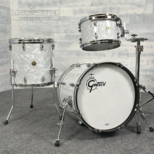 Gretsch USA Custom 3pc Drum Set 18/12/14 60s Marine Pearl - Drum Center Of Portsmouth