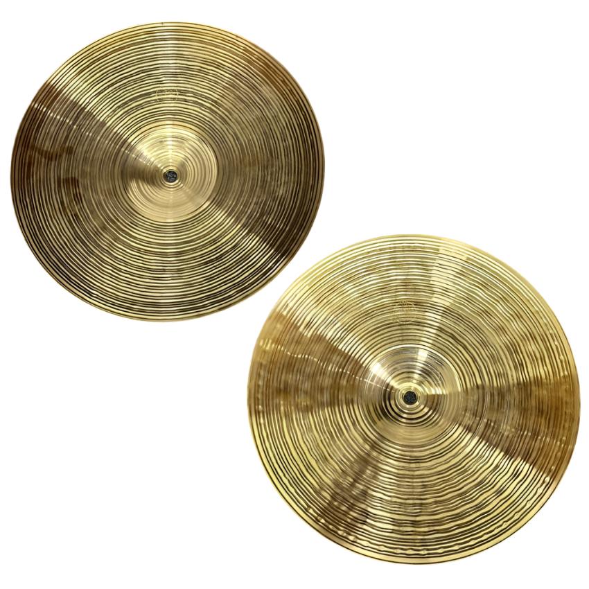 Used Paiste Signature Dark Crisp Hi Hat Cymbals 13" - Very Good - Drum Center Of Portsmouth