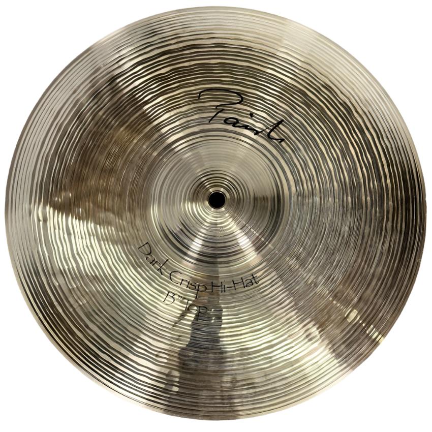 Used Paiste Signature Dark Crisp Hi Hat Cymbals 13" - Very Good - Drum Center Of Portsmouth