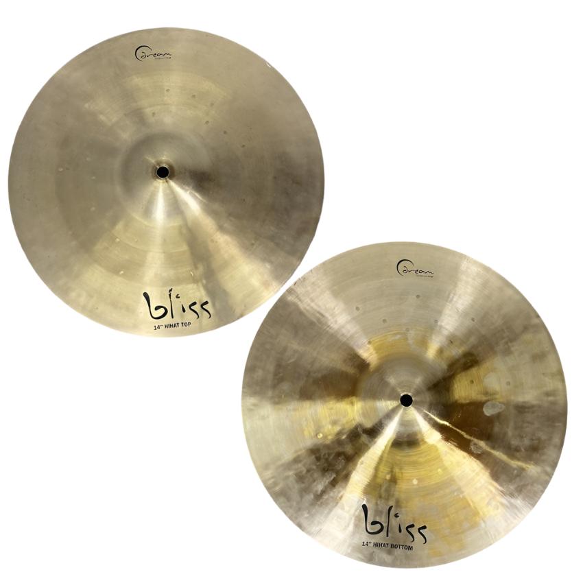 Used Dream Bliss Hi Hat Cymbals 14" - Very Good - Drum Center Of Portsmouth