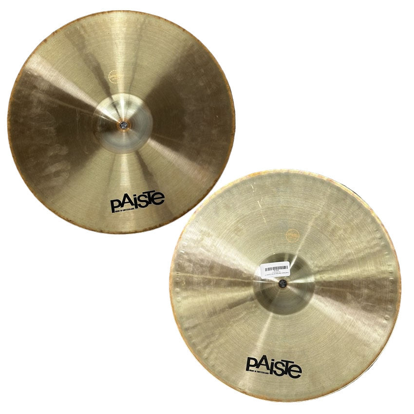 Used Paiste Giant Beat Hi Hat Cymbals 15" - Very Good - Drum Center Of Portsmouth