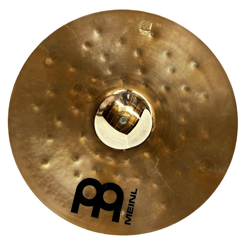Used Meinl Pure Alloy Custom Extra Thin Hammered Crash Cymbal 18" - Good - Drum Center Of Portsmouth