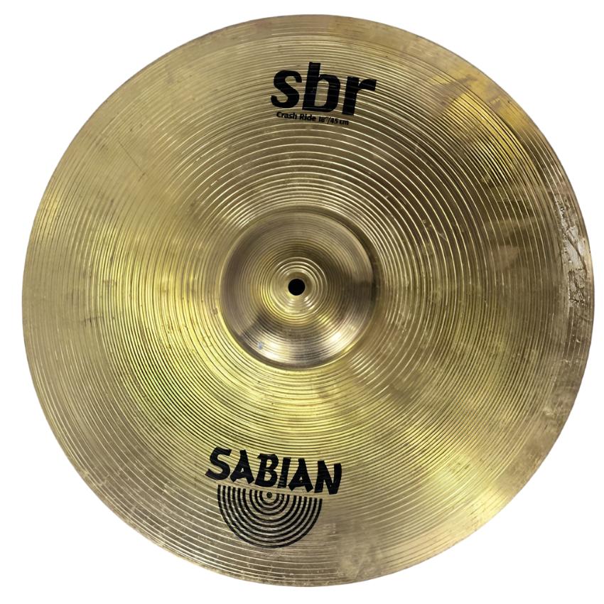 Used Sabian SBR Crash Ride Cymbal 18" - Fair - Drum Center Of Portsmouth