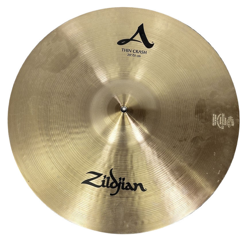Used Zildjian A Thin Crash Cymbal 20" - Very Good - Drum Center Of Portsmouth