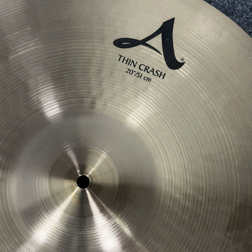 Used Zildjian A Thin Crash Cymbal 20" - Very Good - Drum Center Of Portsmouth