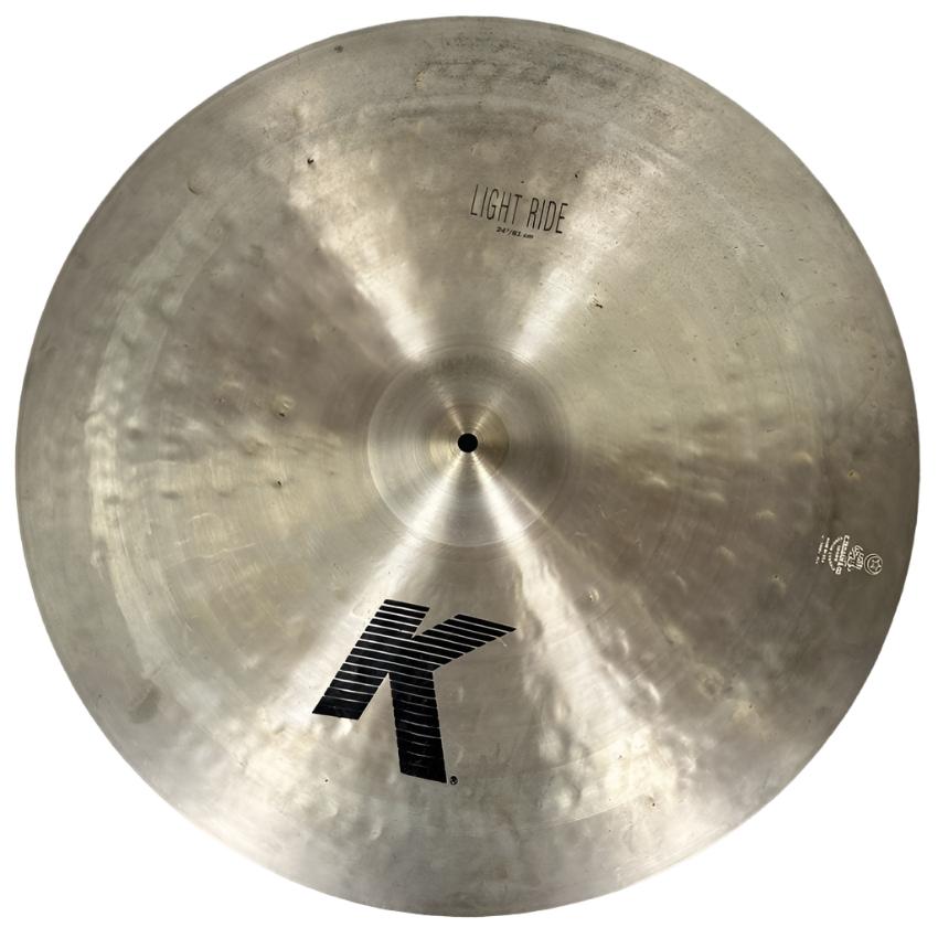 Used Zildjian K Light Ride Cymbal 24" - Fair - Drum Center Of Portsmouth