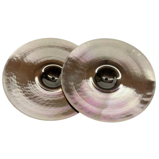 Used Meinl Pure Alloy Custom Medium Thin Hi Hat Cymbals 15" - Excellent - Drum Center Of Portsmouth