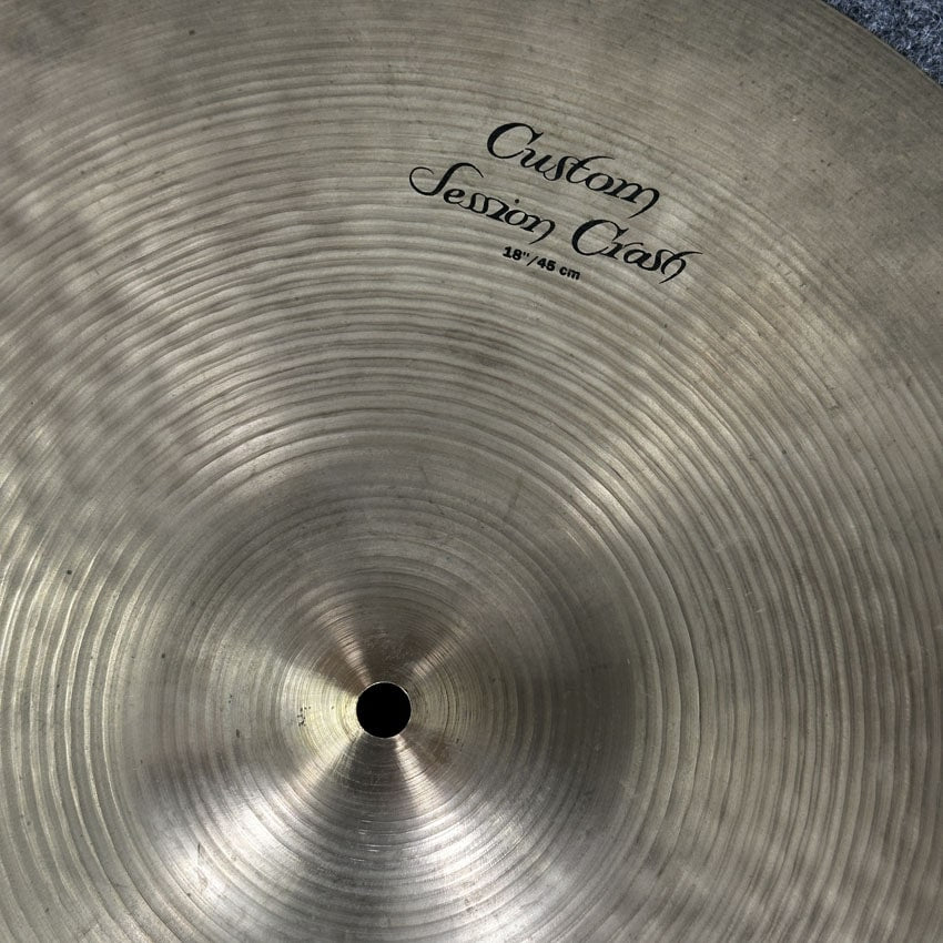 Used Zildjian K Custom Sessions Crash Cymbal 18" - Good - Drum Center Of Portsmouth